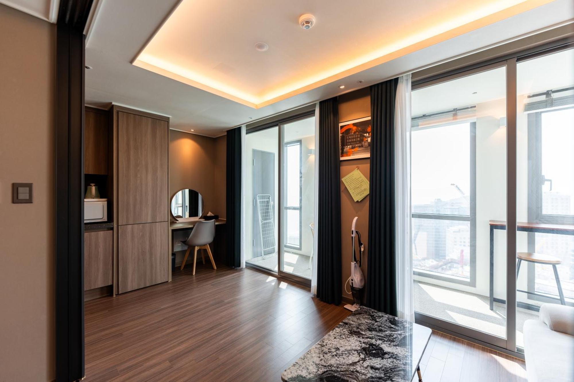 Hera Haeundae Beach Premium Ocean View # Sea View Busan Eksteriør bilde
