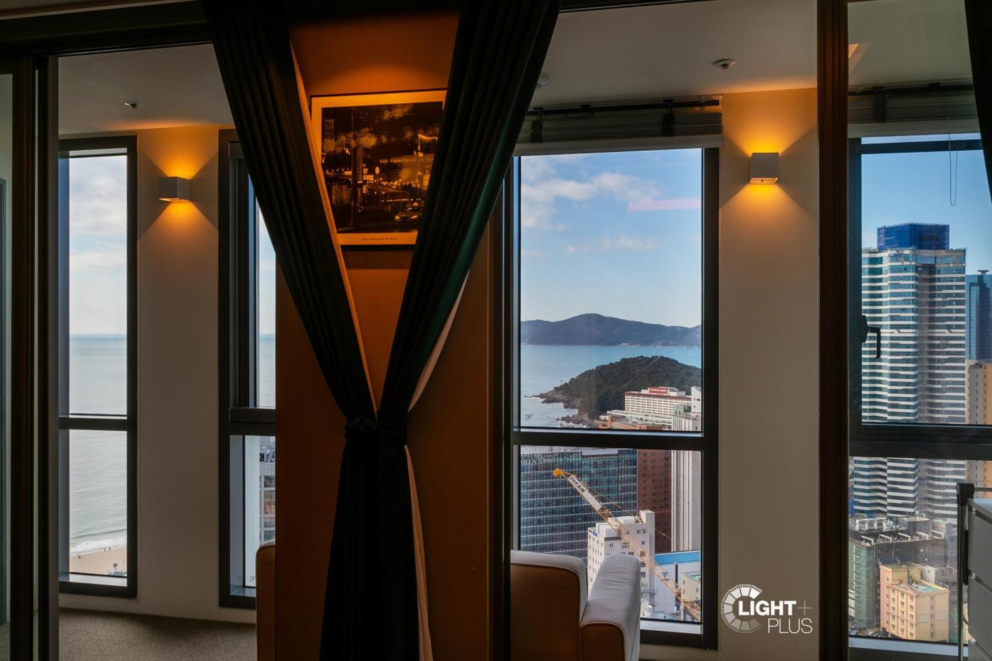 Hera Haeundae Beach Premium Ocean View # Sea View Busan Eksteriør bilde