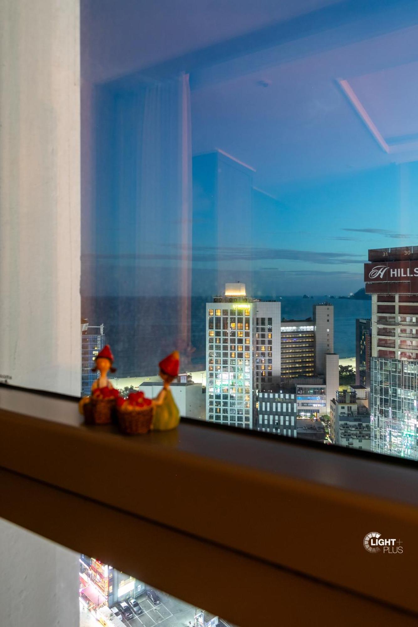 Hera Haeundae Beach Premium Ocean View # Sea View Busan Eksteriør bilde