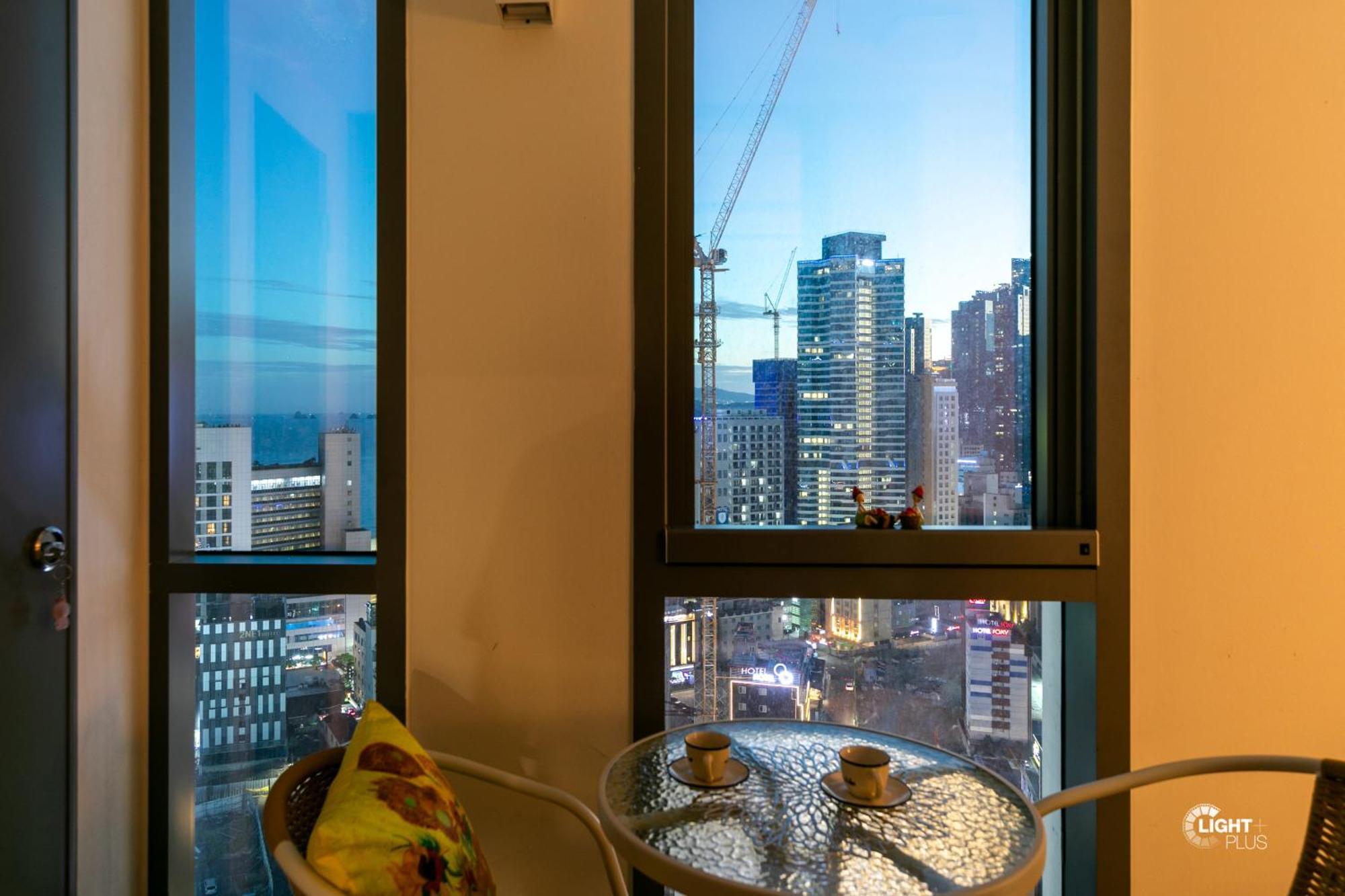Hera Haeundae Beach Premium Ocean View # Sea View Busan Eksteriør bilde
