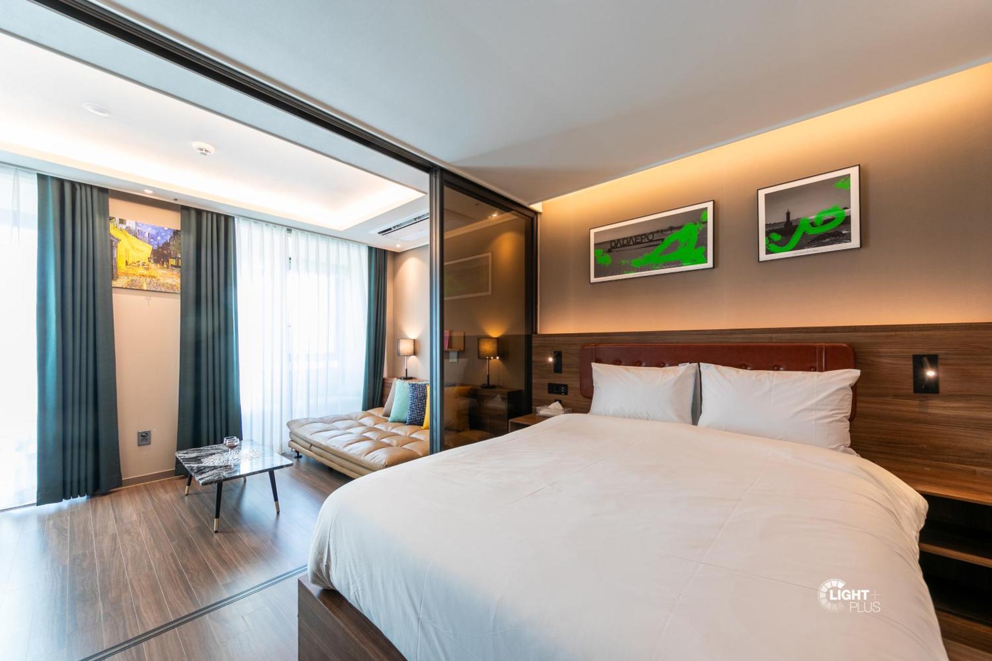 Hera Haeundae Beach Premium Ocean View # Sea View Busan Eksteriør bilde