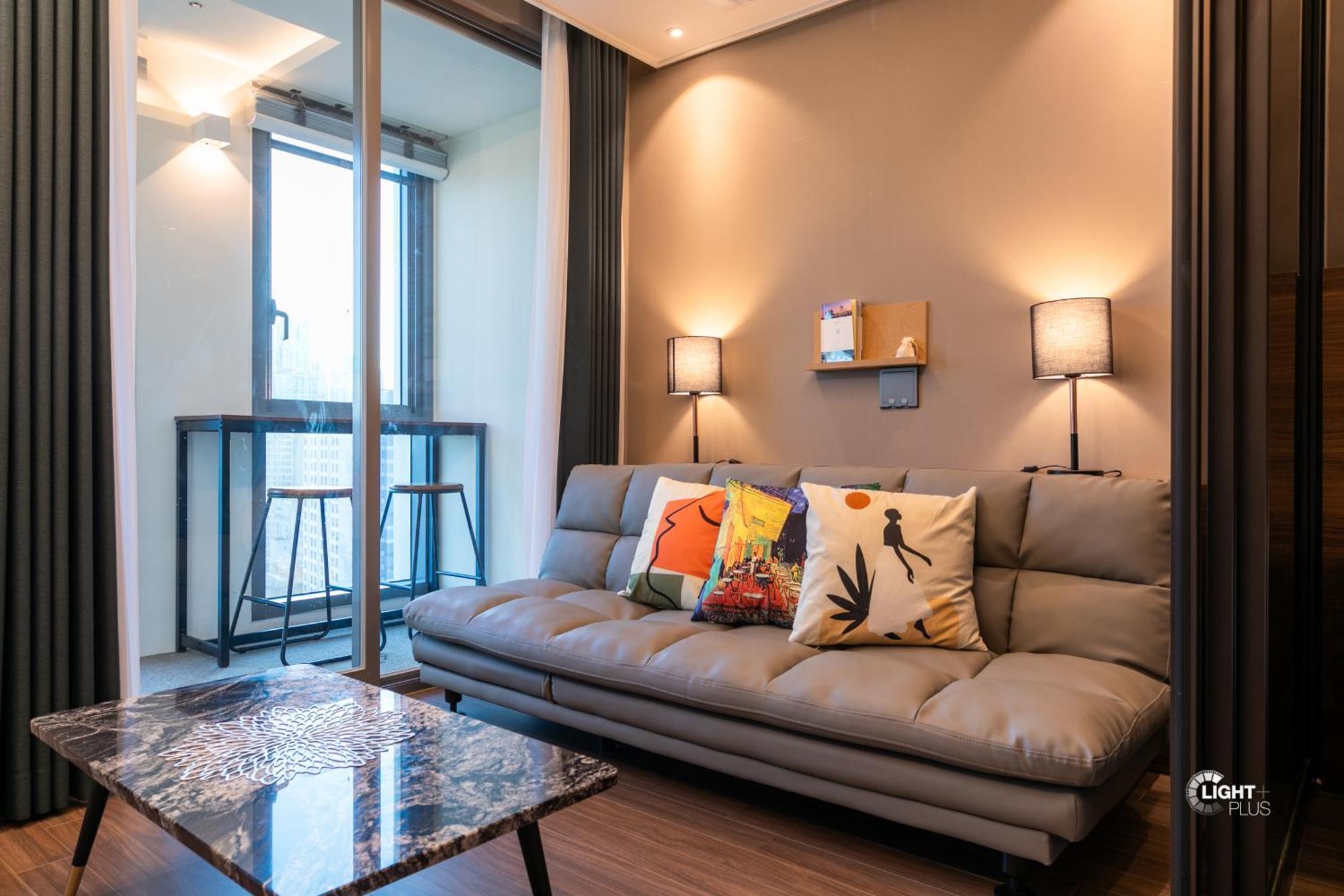 Hera Haeundae Beach Premium Ocean View # Sea View Busan Eksteriør bilde