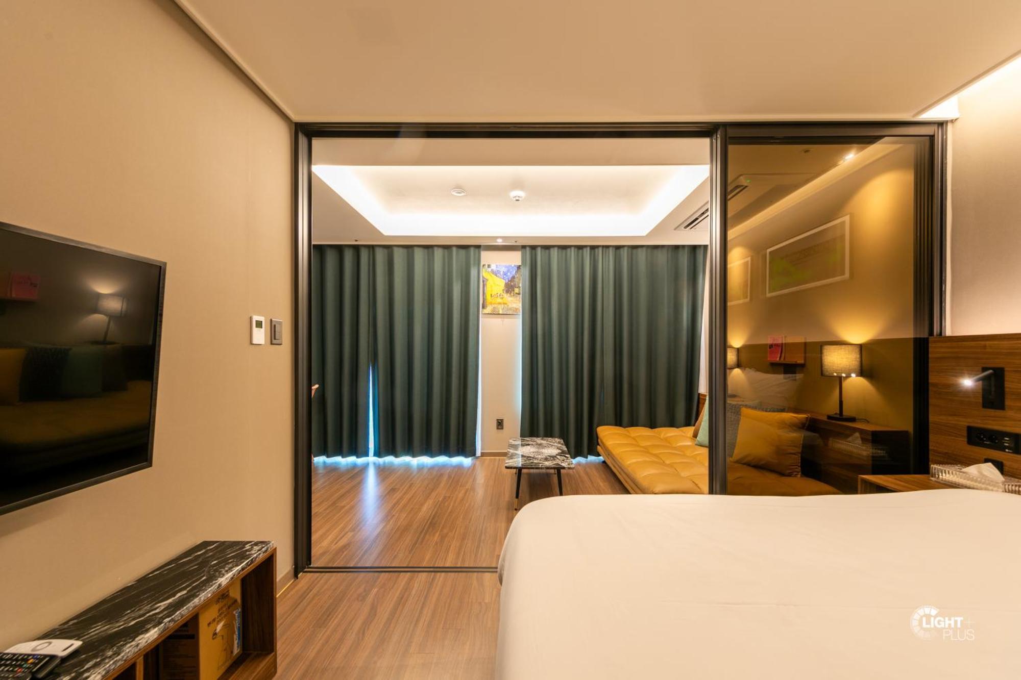 Hera Haeundae Beach Premium Ocean View # Sea View Busan Eksteriør bilde