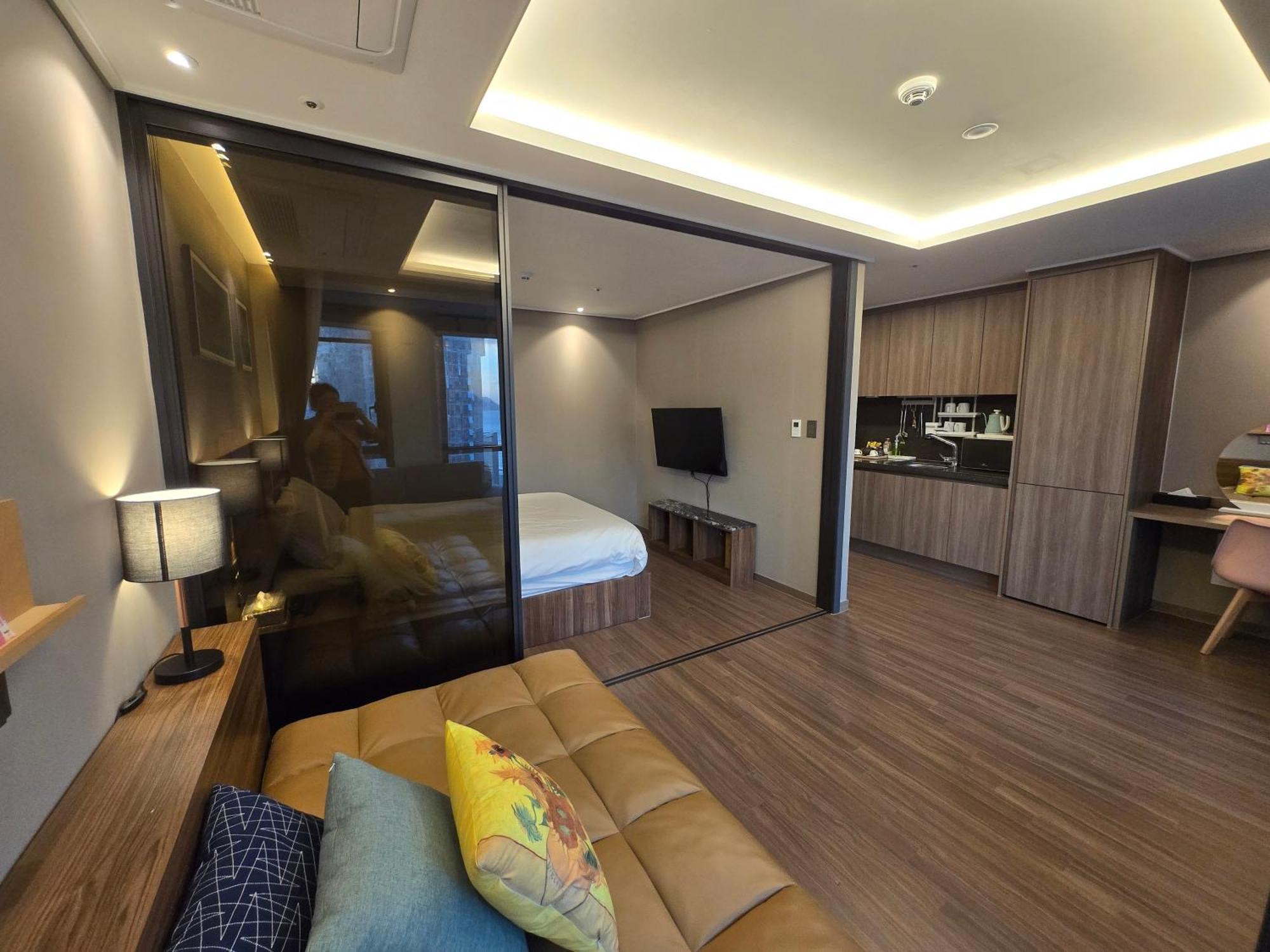 Hera Haeundae Beach Premium Ocean View # Sea View Busan Eksteriør bilde