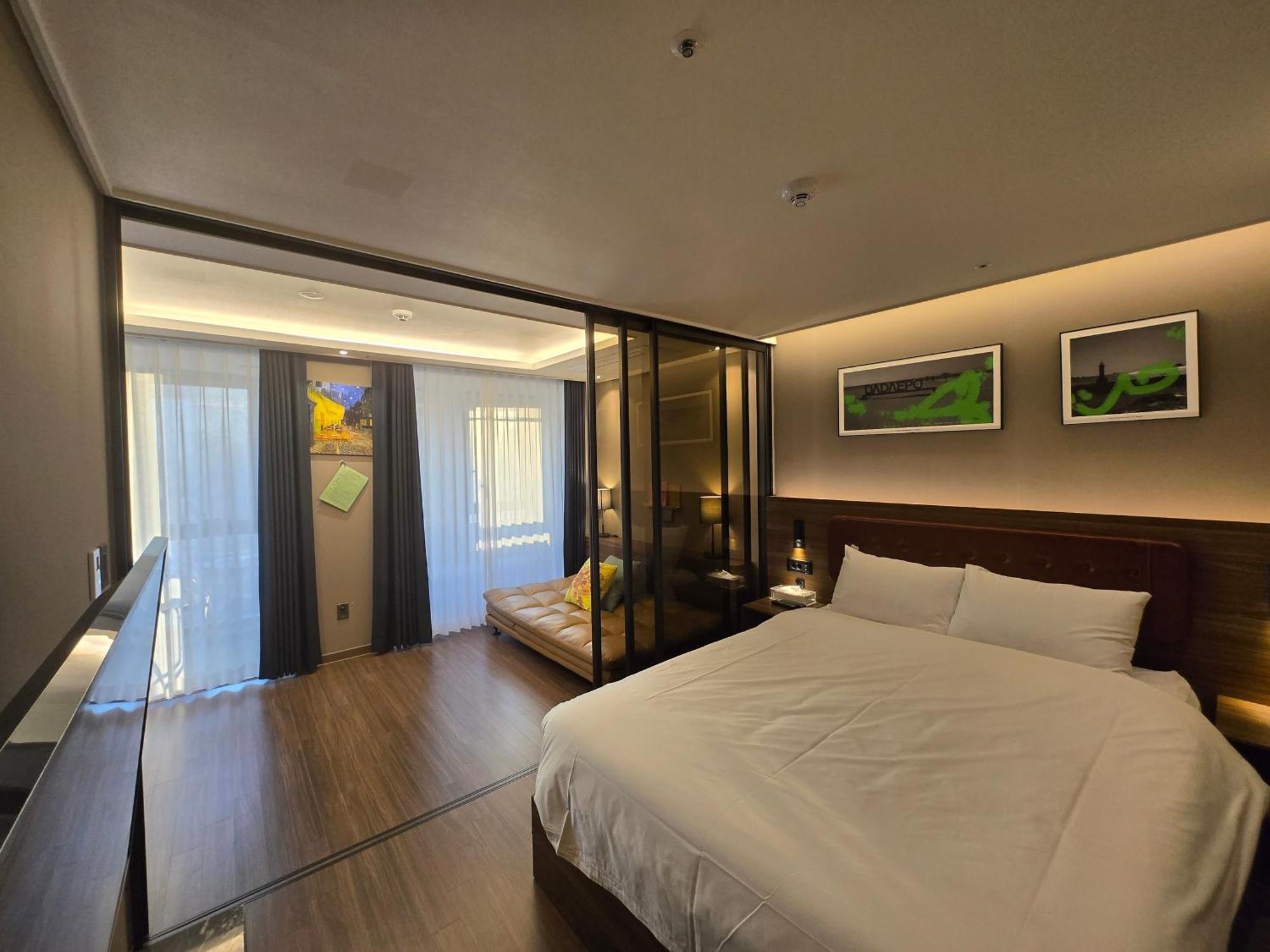 Hera Haeundae Beach Premium Ocean View # Sea View Busan Eksteriør bilde