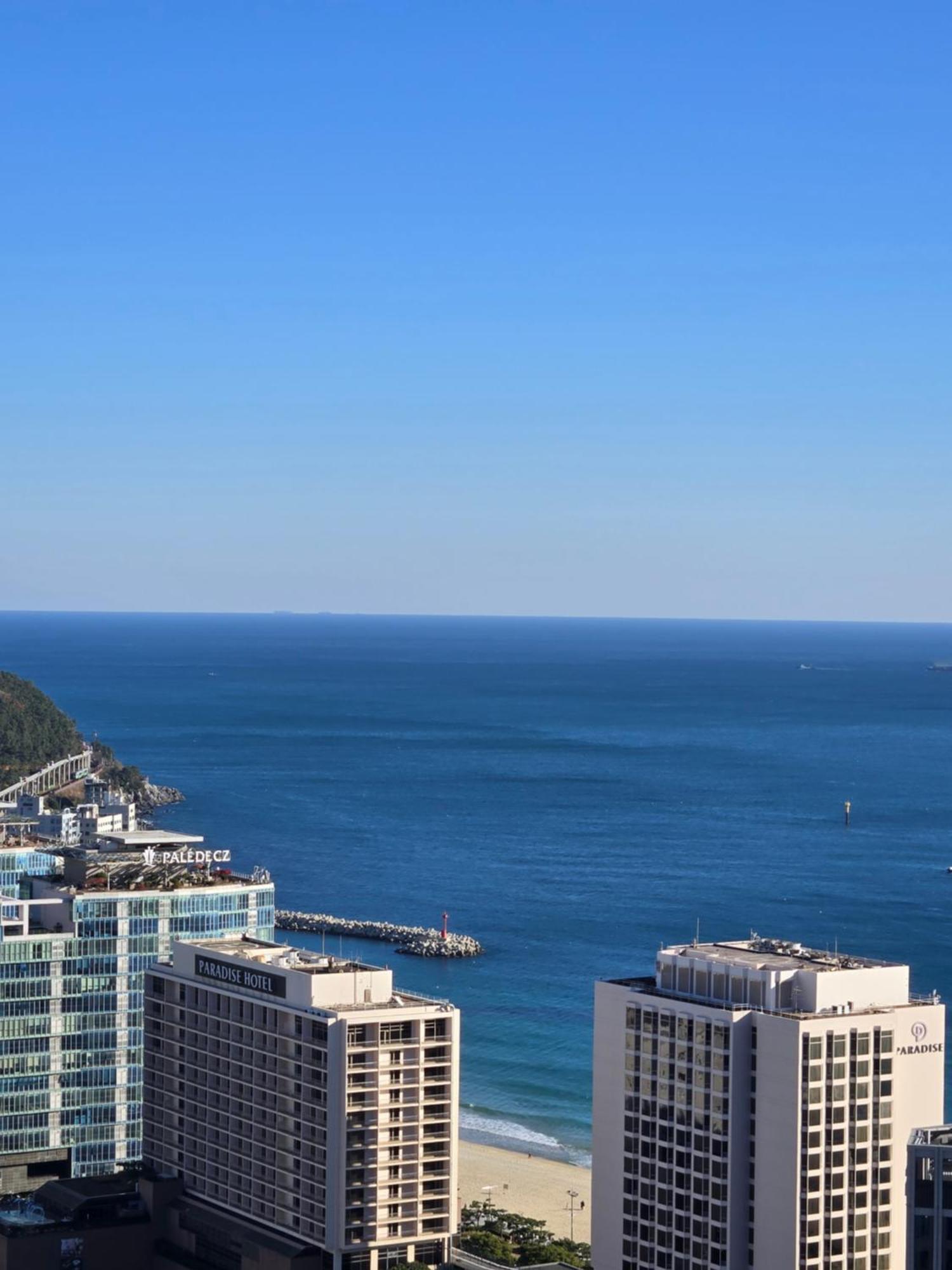 Hera Haeundae Beach Premium Ocean View # Sea View Busan Eksteriør bilde
