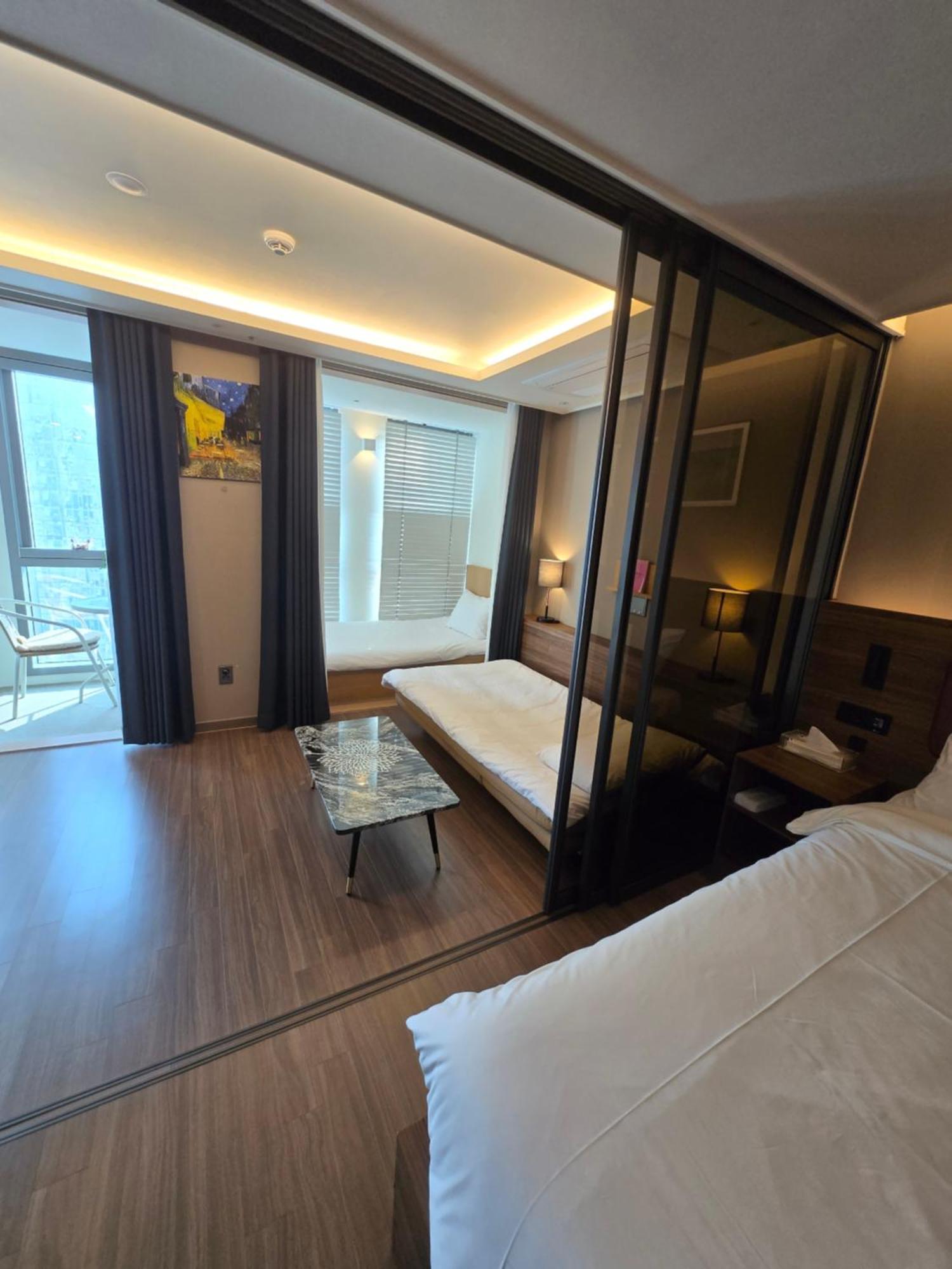 Hera Haeundae Beach Premium Ocean View # Sea View Busan Eksteriør bilde